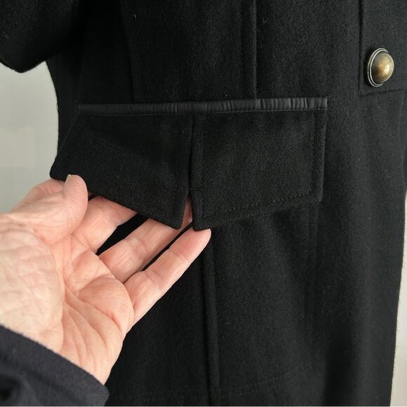 NWOT Wool Blend Military Inspired Waistcoat - Picture 11 of 15